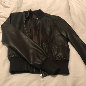 Forever 21 - Dark brown faux leather jacket